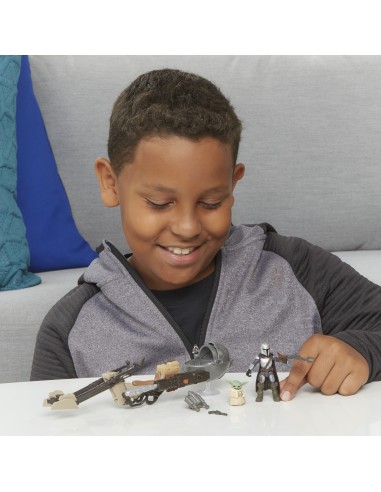 FIGURA STAR WARS MISSION FLEET SPEEDER BIKE