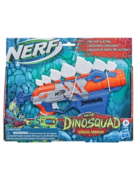 LANZADOR NERF DINOSQUAD STEGO-SMASH