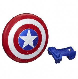 AVENGERS ESCUDO Y GUANTE MAGNETICO CAPITAN AMERICA