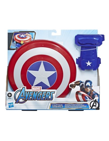 AVENGERS ESCUDO Y GUANTE MAGNETICO CAPITAN AMERICA