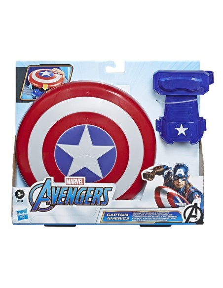 AVENGERS ESCUDO Y GUANTE MAGNETICO CAPITAN AMERICA