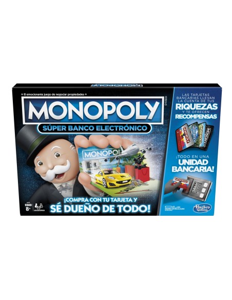 JUEGO DE MESA MONOPOLY SÚPER BANCO ELECTRÓNICO JUEGO DE MESA MONOPOLY SÚPER BANCO ELECTRÓNICO