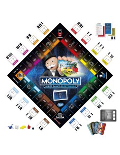 JUEGO DE MESA MONOPOLY SÚPER BANCO ELECTRÓNICO 2