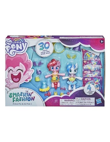MUÑECA MY LITTLE PONY SMASHIN FASHION PINKIE PIE & DJ PON 3