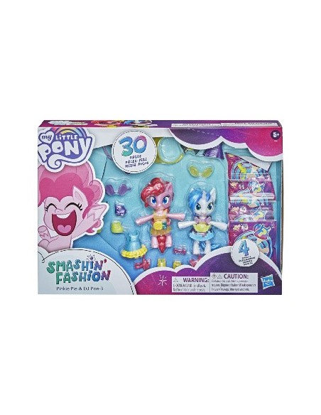 MUÑECA MY LITTLE PONY SMASHIN FASHION PINKIE PIE & DJ PON 3