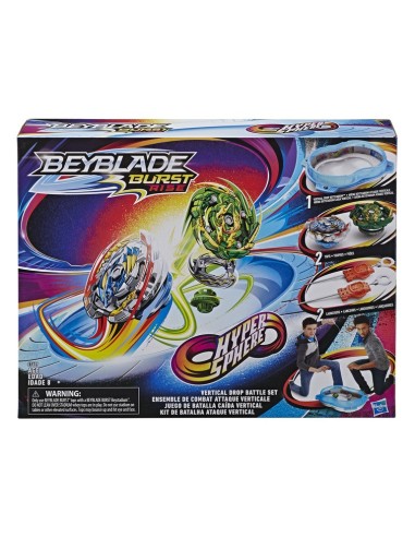 TROMPO BEY BLADE BURST RISE HYPERSPHERE BATALLA VERTICAL