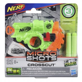 LANZADOR NERF MICROSHOTS ZOMBIE STRIKE CROSSCUT