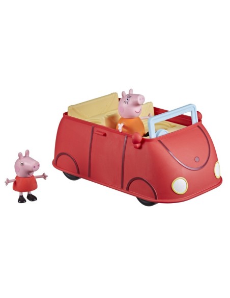 VEHICULO PEPPA PIG EL AUTO ROJO DE LA FAMILIA DE PEPPA PIG