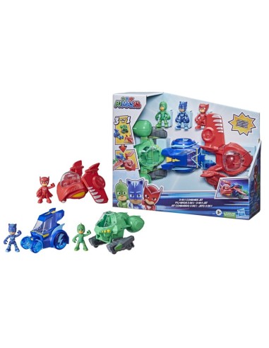 VEHICULO PJ MASKS JET COMBINADO 3 EN 1