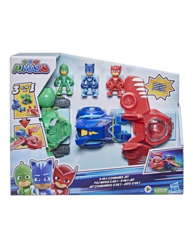 VEHICULO PJ MASKS JET COMBINADO 3 EN 1