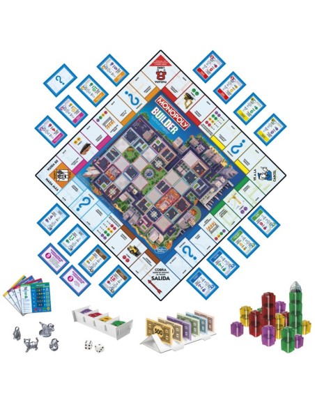 JUEGO DE MESA MONOPOLY BUILDER
