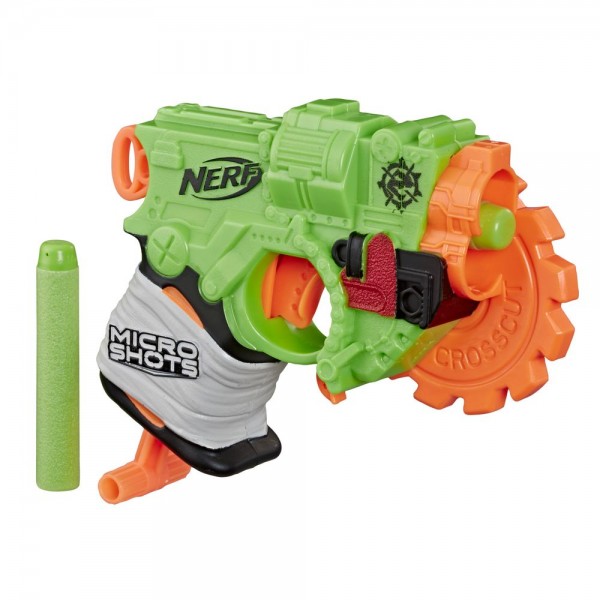 LANZADOR NERF MICROSHOTS ZOMBIE STRIKE CROSSCUT