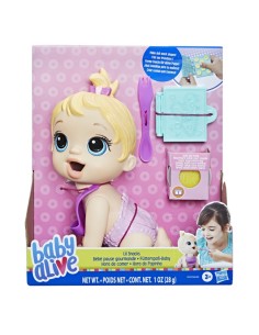 MUÑECA BABY ALIVE HORA DE COMER BEBÉ CABELLO RUBIA 2