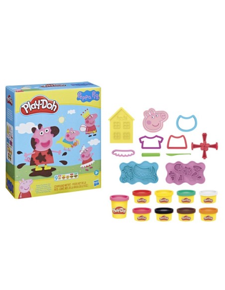 MASAS Y PLASTILINAS PLAY-DOH CREA Y DISEÑA PEPPA PIG