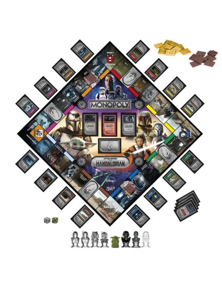 JUEGO DE MESA FAN MONOPOLY THE MANDALORIAN