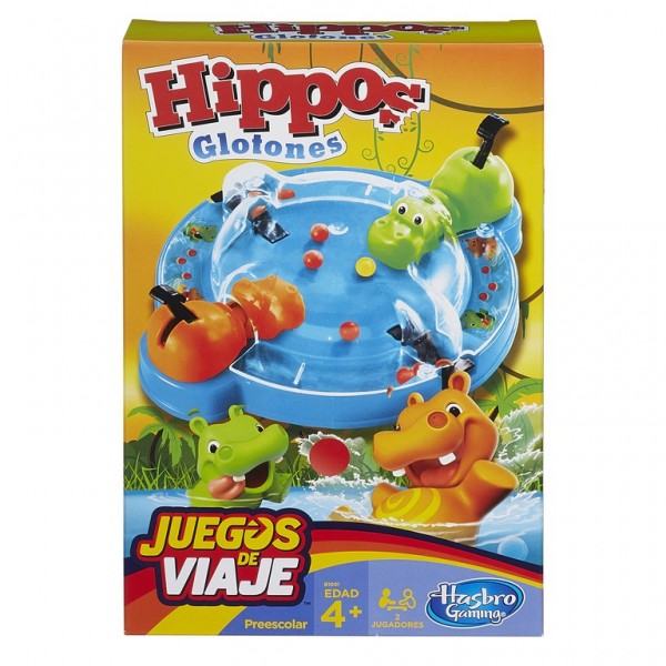 JUEGO DE MESA HASBRO GAMING VIAJE HUNGRY HUNGRY HIPPO