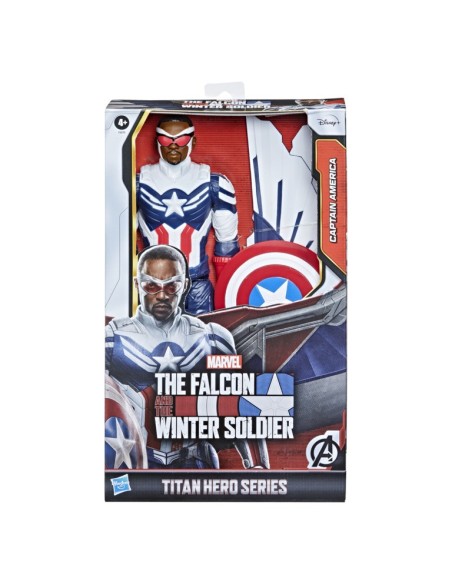FIGURA AVENGERS TITAN HERO SERIES FALCON CAPITAN AMERICA