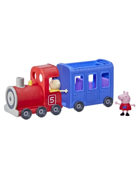 VEHICULO PEPPA PIG EL TREN DE LA SEÑORITA LIEBRE PEPPA PIG