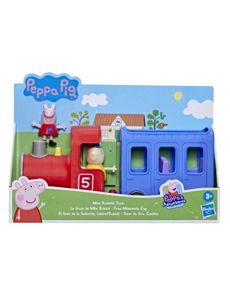VEHICULO PEPPA PIG EL TREN DE LA SEÑORITA LIEBRE PEPPA PIG