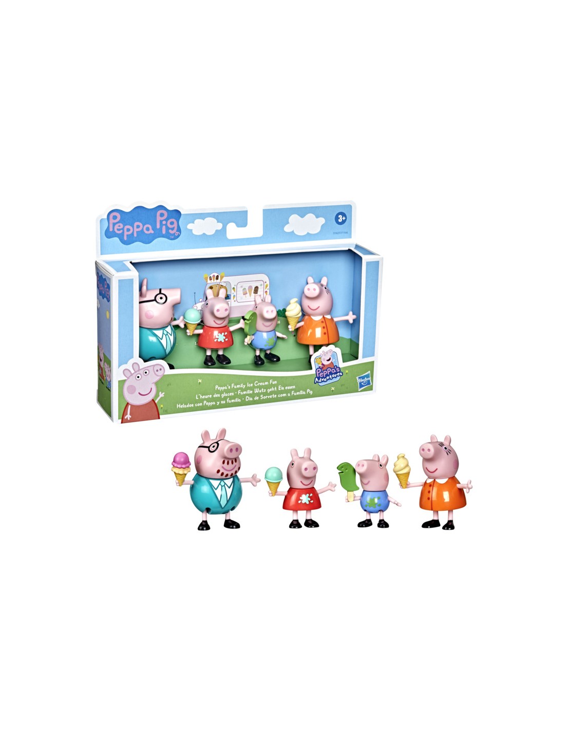 Peppa Pig Figuras De Dibujos Animados Juguetes Regalo Famili