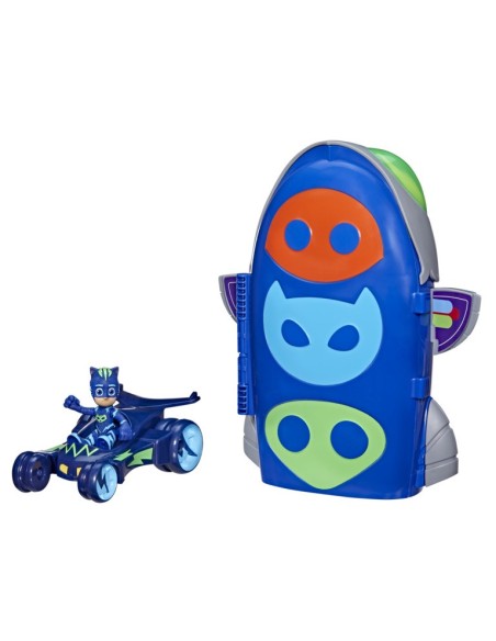 FIGURA PJ MASKS SÚPER COHETE 2 EN 1 NEÓN CONNOR