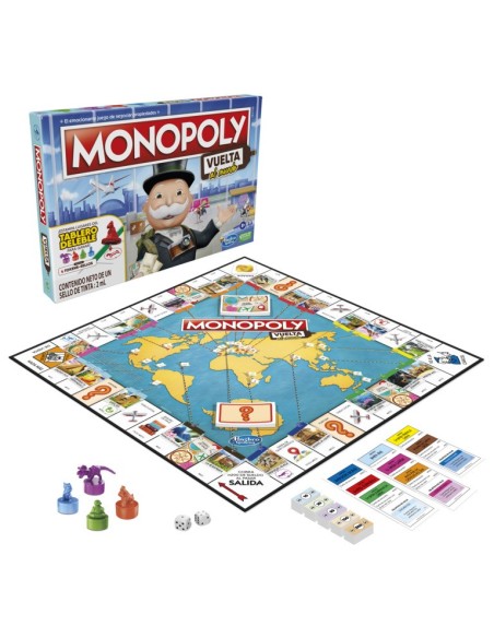 JUEGO DE MESA MONOPOLY VUELTA AL MUNDO