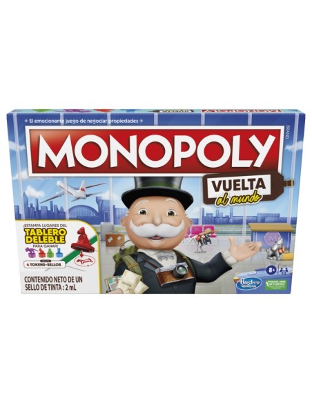 JUEGO DE MESA MONOPOLY VUELTA AL MUNDO
