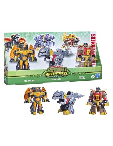 FIGURAS TRANSFORMERS DINOBOT PREDAKING, GRIMLOCK & SNARL
