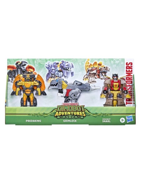 FIGURAS TRANSFORMERS DINOBOT PREDAKING, GRIMLOCK & SNARL