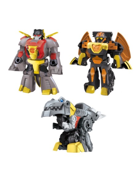 FIGURAS TRANSFORMERS DINOBOT PREDAKING, GRIMLOCK & SNARL