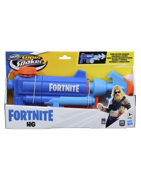 LANZADOR DE AGUA NERF SUPERSOAKER FORTNITE HG
