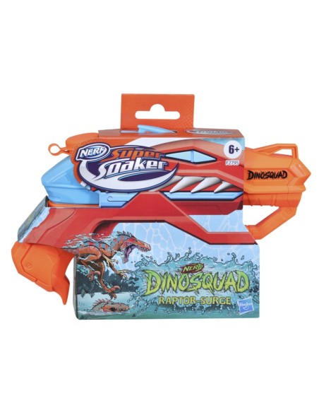 LANZADOR DE AGUA NERF SUPERSOAKER DINOSQUAD RAPTOR SURGE