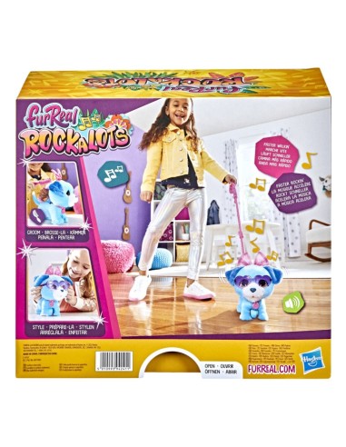 PELUCHE FURREAL ROCKALOTS PERRO AZUL