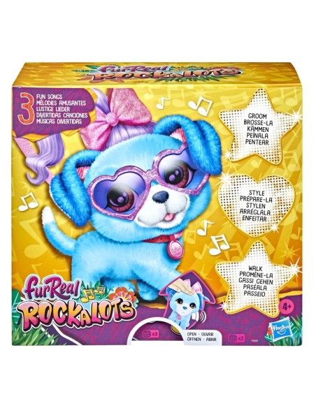 PELUCHE FURREAL ROCKALOTS PERRO AZUL