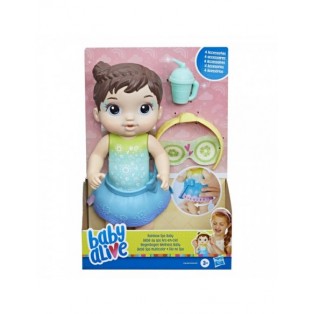 MUÑECA BABY ALIVE BEBÉ SPA MULTICOLOR CASTAÑA