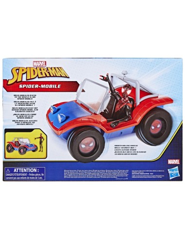 VEHÍCULO SPIDERMAN PLASTIC FREE PACKAGING SPIDER MOBILE
