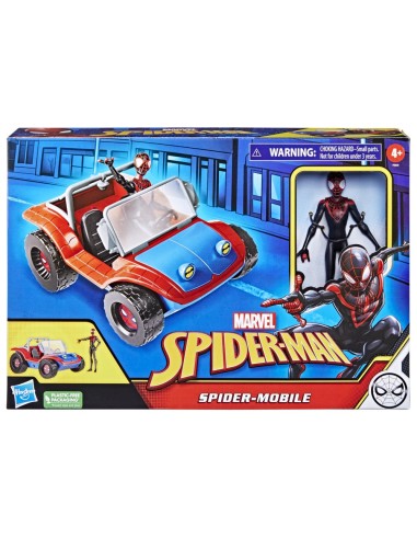 VEHÍCULO SPIDERMAN PLASTIC FREE PACKAGING SPIDER MOBILE