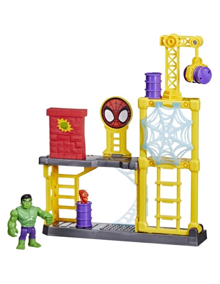 SET SPIDEY AND FRIENDS PARQUE DE JUEGOS DE HULK