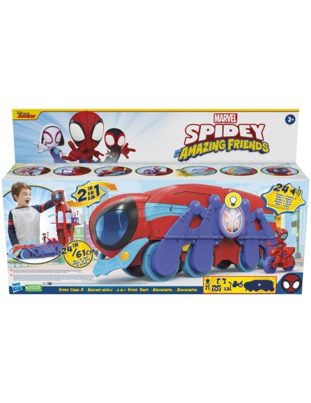 SET SPIDEY AND FRIENDS ARACNOMÓVIL 2 EN 1
