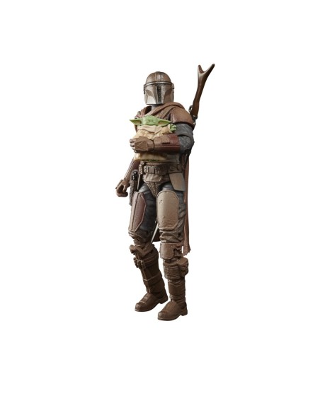 FIGURA FAN STAR WARS THE BLACK SERIES THE MANDALORIAN MANDO & GROGU (ARVALA 7)