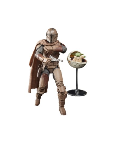 FIGURA FAN STAR WARS THE BLACK SERIES THE MANDALORIAN MANDO & GROGU (ARVALA 7)