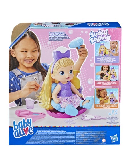 MUÑECA BABY ALIVE DIVERSION CON BURBUJAS RUBIA