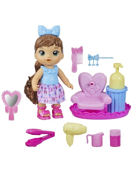 MUÑECA BABY ALIVE DIVERSION CON BURBUJAS CASTAÑA