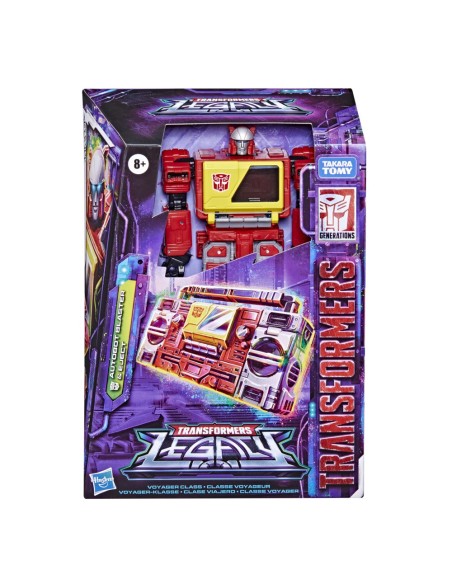 FIGURA FAN TRANSFORMERS LEGACY VOYAGER BLASTER & EJECT