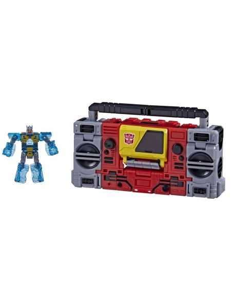 FIGURA FAN TRANSFORMERS LEGACY VOYAGER BLASTER & EJECT