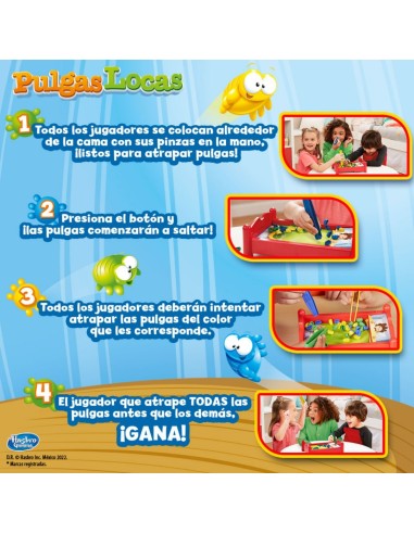 JUEGO DE MESA HASBRO GAMING PULGAS LOCAS