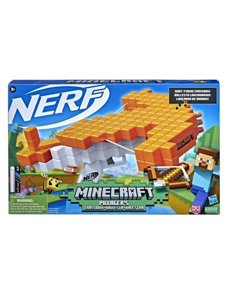 LANZADOR NERF MINECRAFT PILLAFER'S BALLESTA