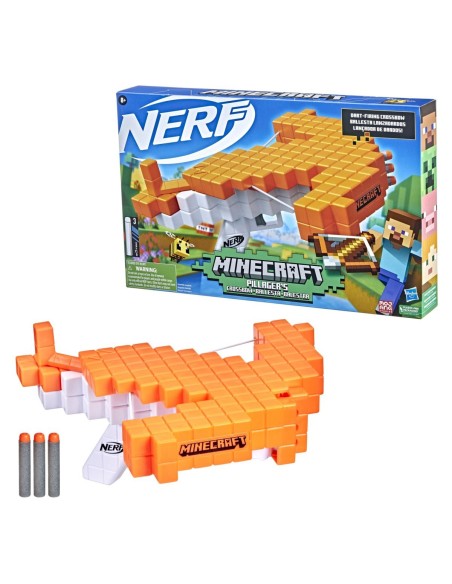LANZADOR NERF MINECRAFT PILLAFER'S BALLESTA