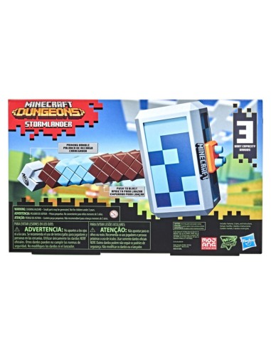 LANZADOR NERF MINECRAFT STORMLANDER