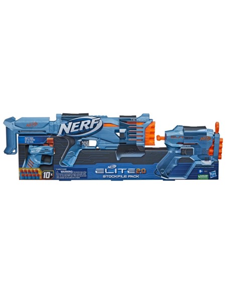 LANZADOR NERF ELITE 2.0 STOCKPILE PACK